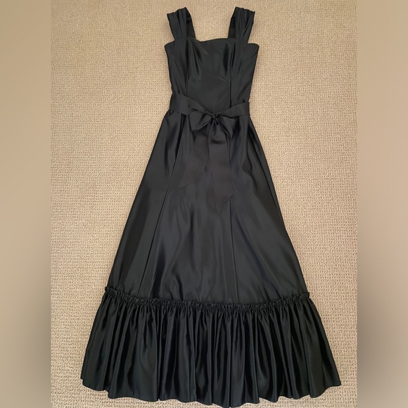 Nordstrom Dresses & Skirts - Black satin ball gown formal prom dress size 6